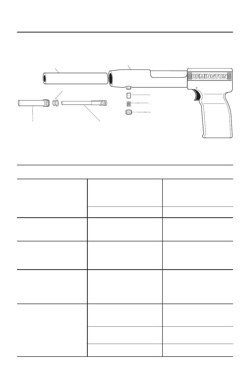 Maintenance troubleshooting guide | Remington Power Tools 494 User Manual | Page 16 / 24