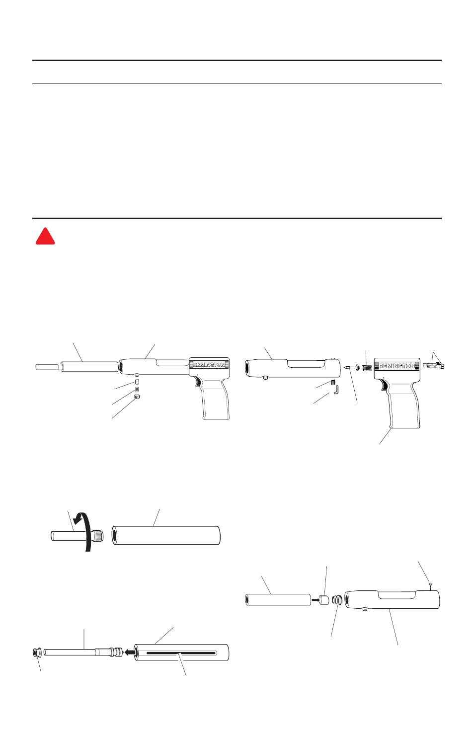 Accessories, Tool disassembly and assembly | Remington Power Tools 494 User Manual | Page 19 / 24