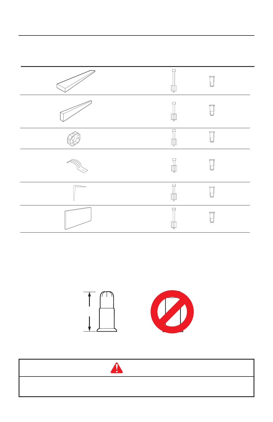 Application chart, Caution | Remington Power Tools 494 User Manual | Page 22 / 24