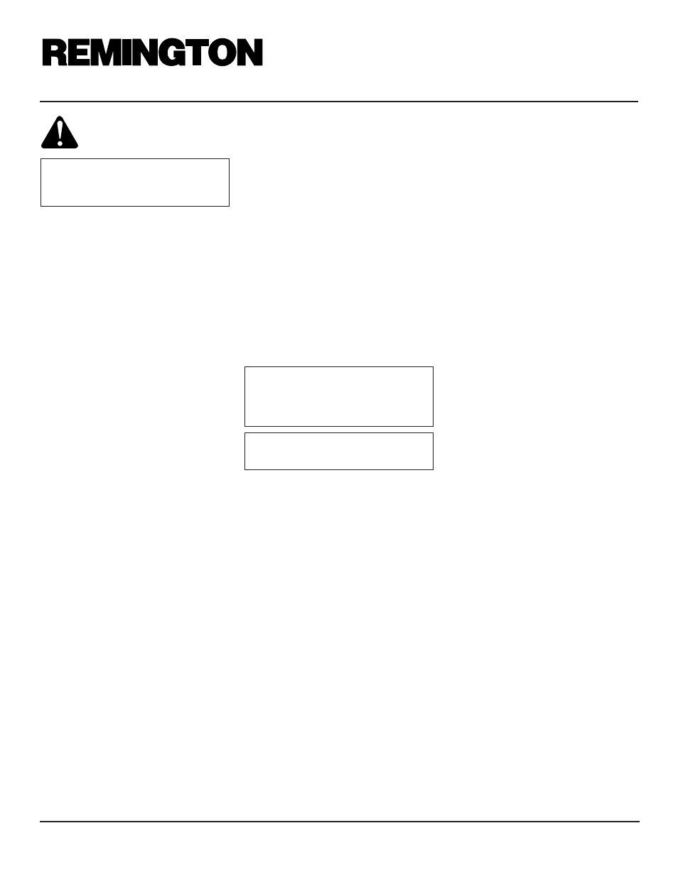 Electric chain saw, Safety warnings | Remington Power Tools EL-3 User Manual | Page 2 / 12