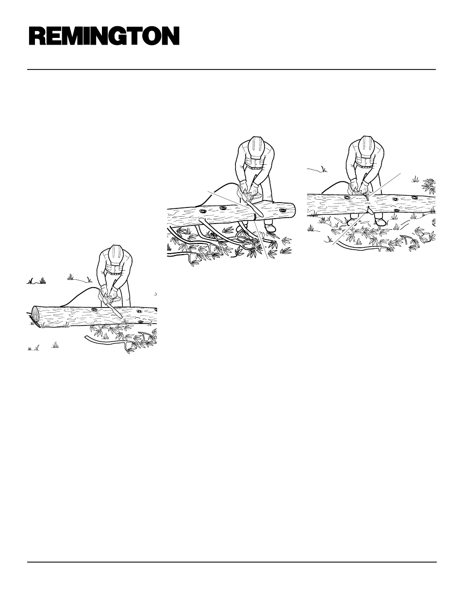 Electric chain saw, Operating instructions | Remington Power Tools EL-3 User Manual | Page 8 / 12