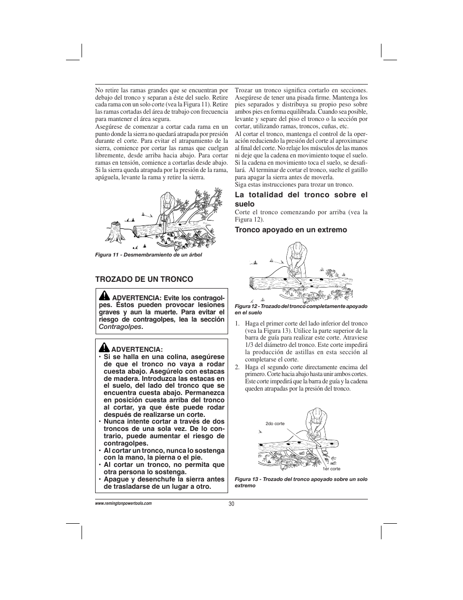 Remington Power Tools ES1512US User Manual | Page 30 / 60