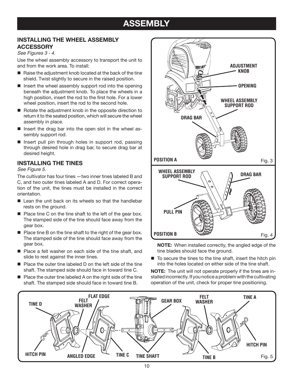 Assembly | Ryobi RY46501A User Manual | Page 10 / 16