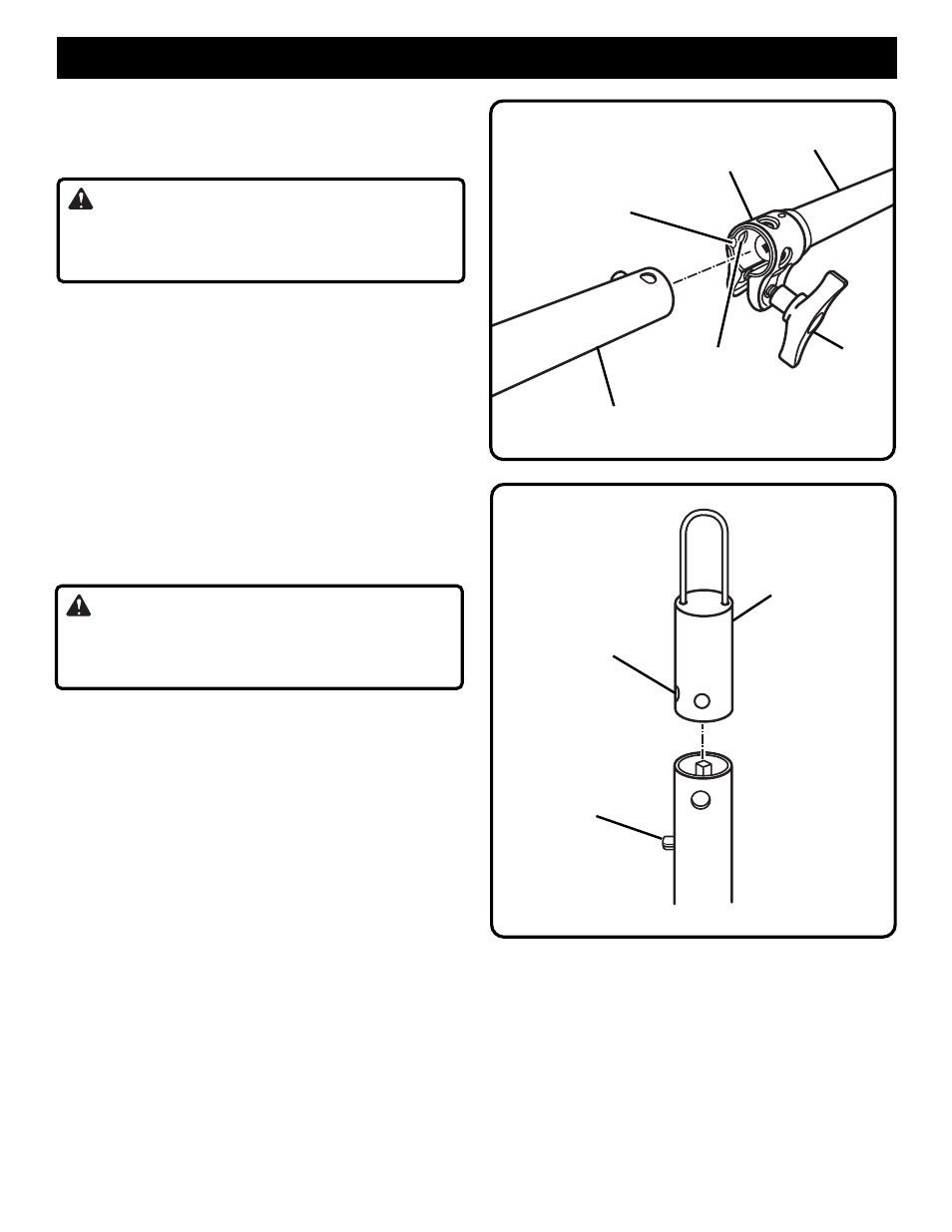 Assembly, Warning | Ryobi RY70105 User Manual | Page 7 / 24