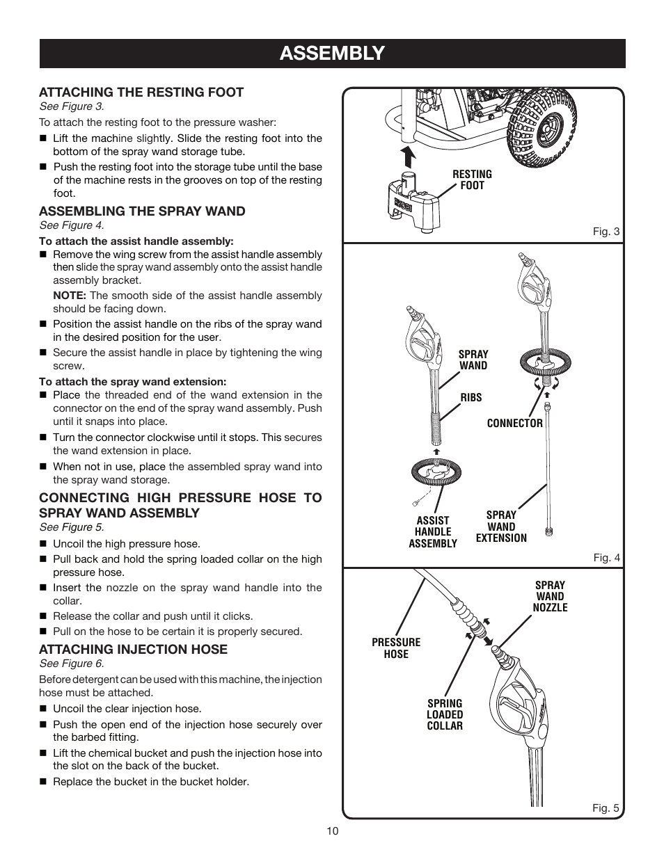 Assembly | Ryobi 3000 PSI User Manual | Page 10 / 26