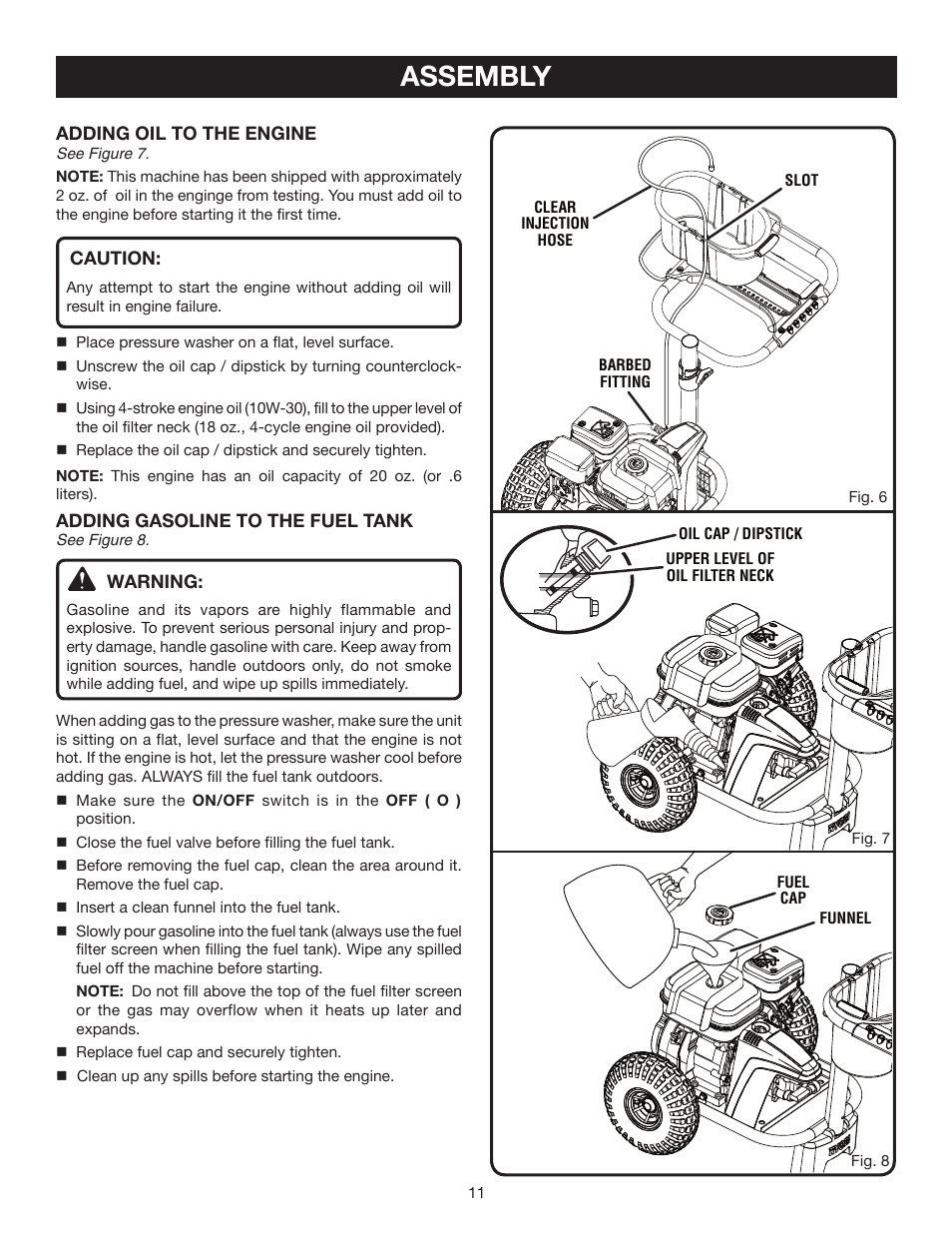Assembly | Ryobi 3000 PSI User Manual | Page 11 / 26