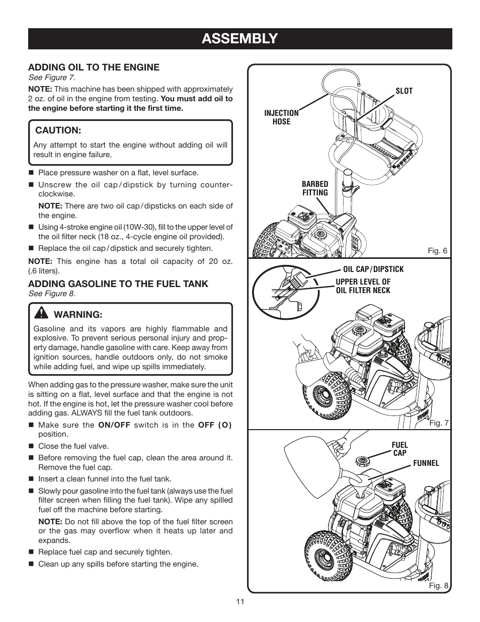 Assembly | Ryobi RY80030A User Manual | Page 11 / 26