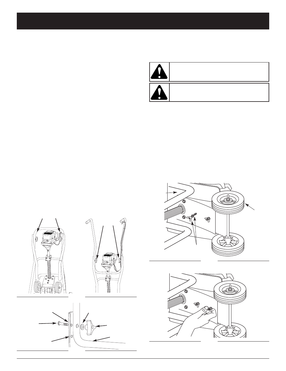 Assembly instructions | Ryobi 410r User Manual | Page 8 / 64