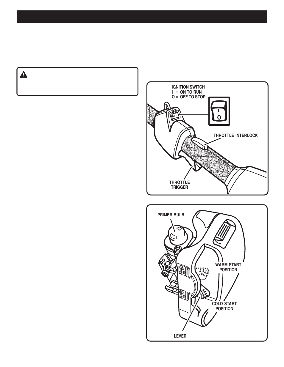 Operation, Warning | Ryobi RY70103 User Manual | Page 11 / 18