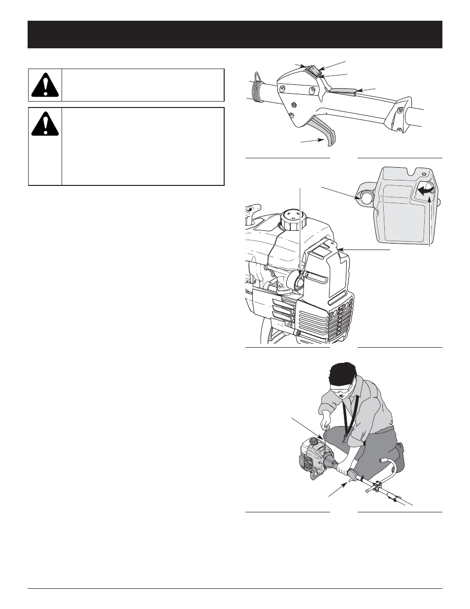 Starting/stopping instructions | Ryobi 790r User Manual | Page 12 / 80