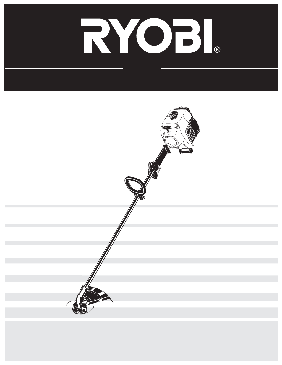 Ryobi 765r User Manual | 68 pages