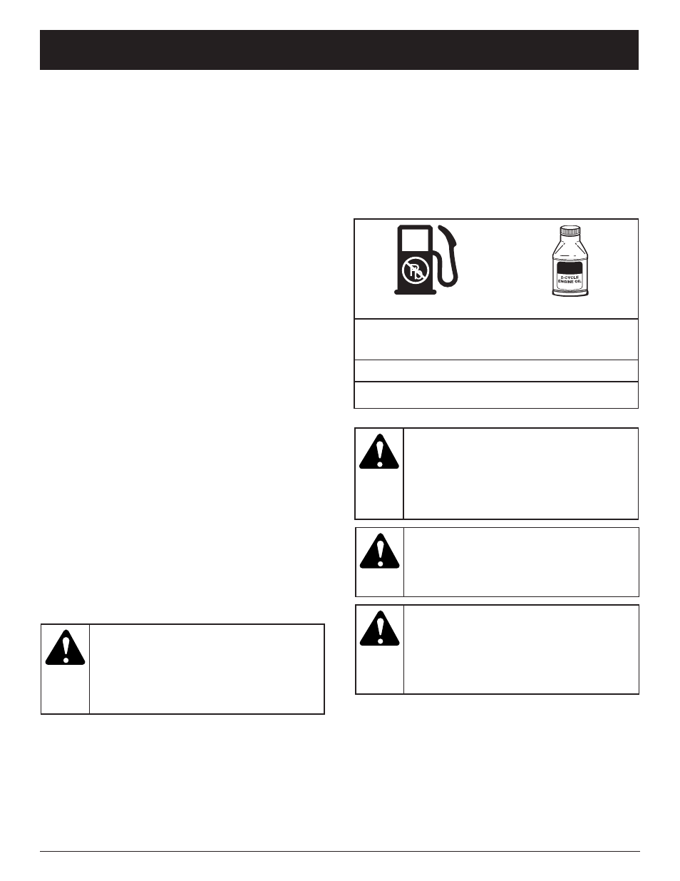 Informacion del aceite y del combustible | Ryobi 765r User Manual | Page 53 / 68