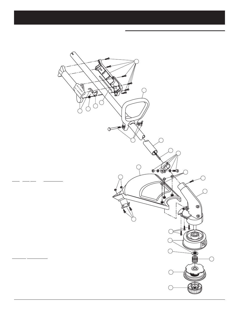 Parts list | Ryobi 765r User Manual | Page 67 / 68