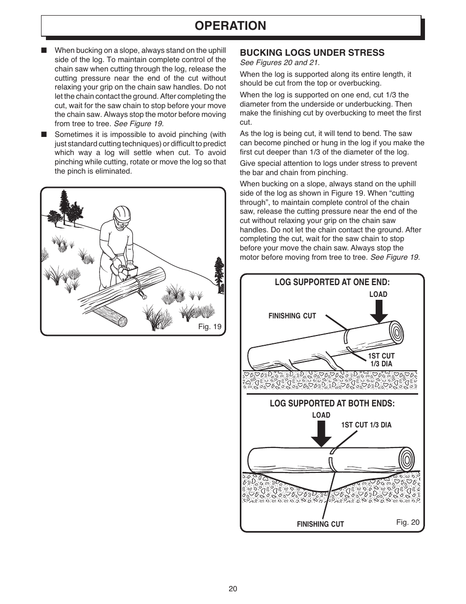Operation | Ryobi 18 VOLT CORDLESS CS1800 User Manual | Page 20 / 34