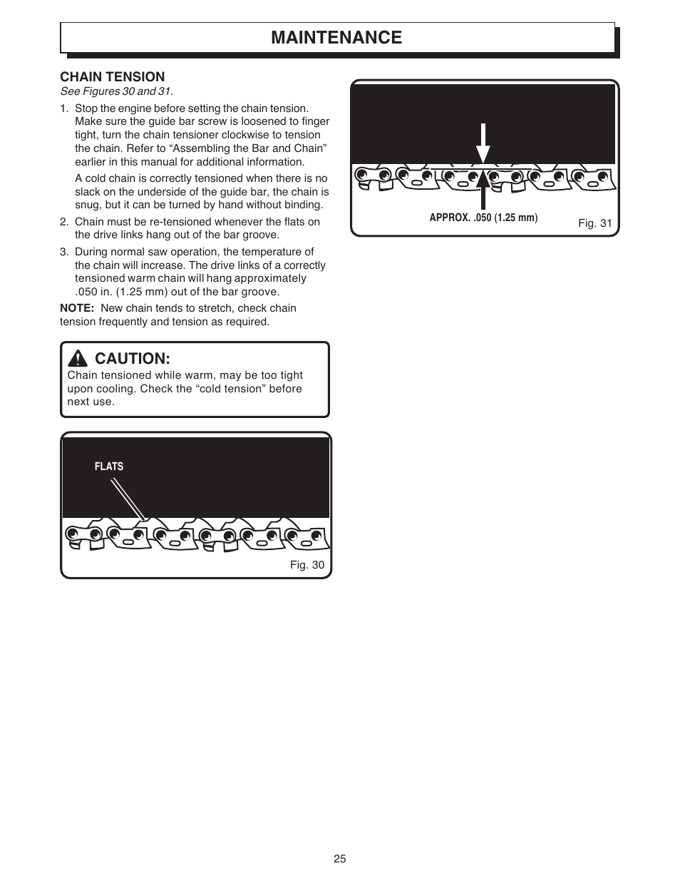 Maintenance, Caution | Ryobi 18 VOLT CORDLESS CS1800 User Manual | Page 25 / 34