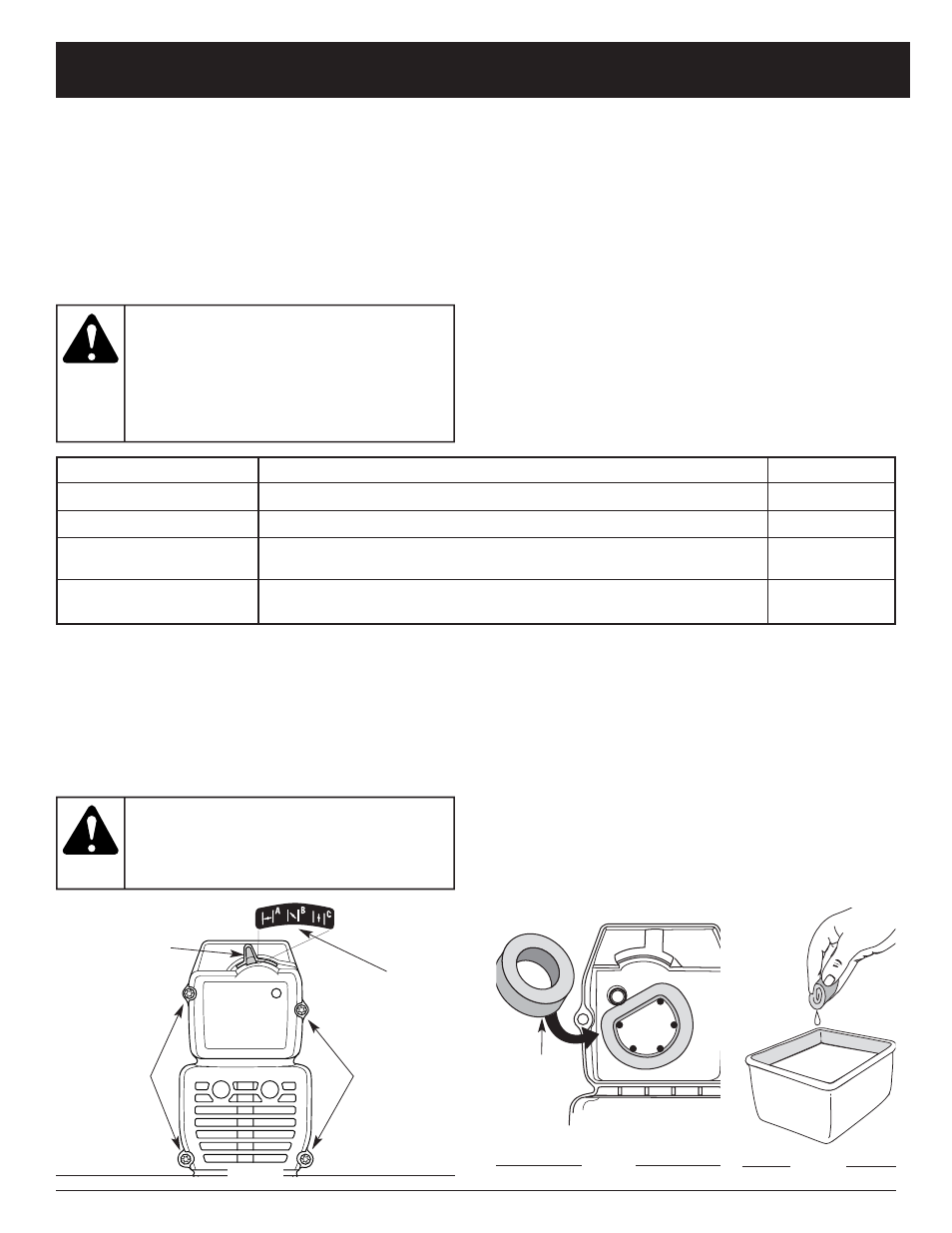 Advertencia, Instrucciones de mantenimiento y reparación | Ryobi 320BVr User Manual | Page 61 / 72