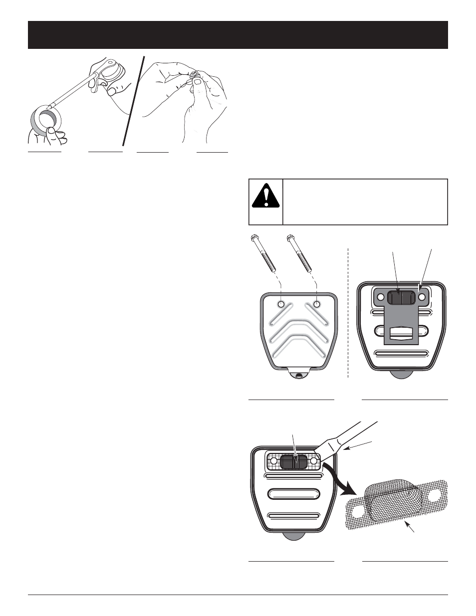 Advertencia, Instrucciones de mantenimiento y reparación | Ryobi 320BVr User Manual | Page 62 / 72