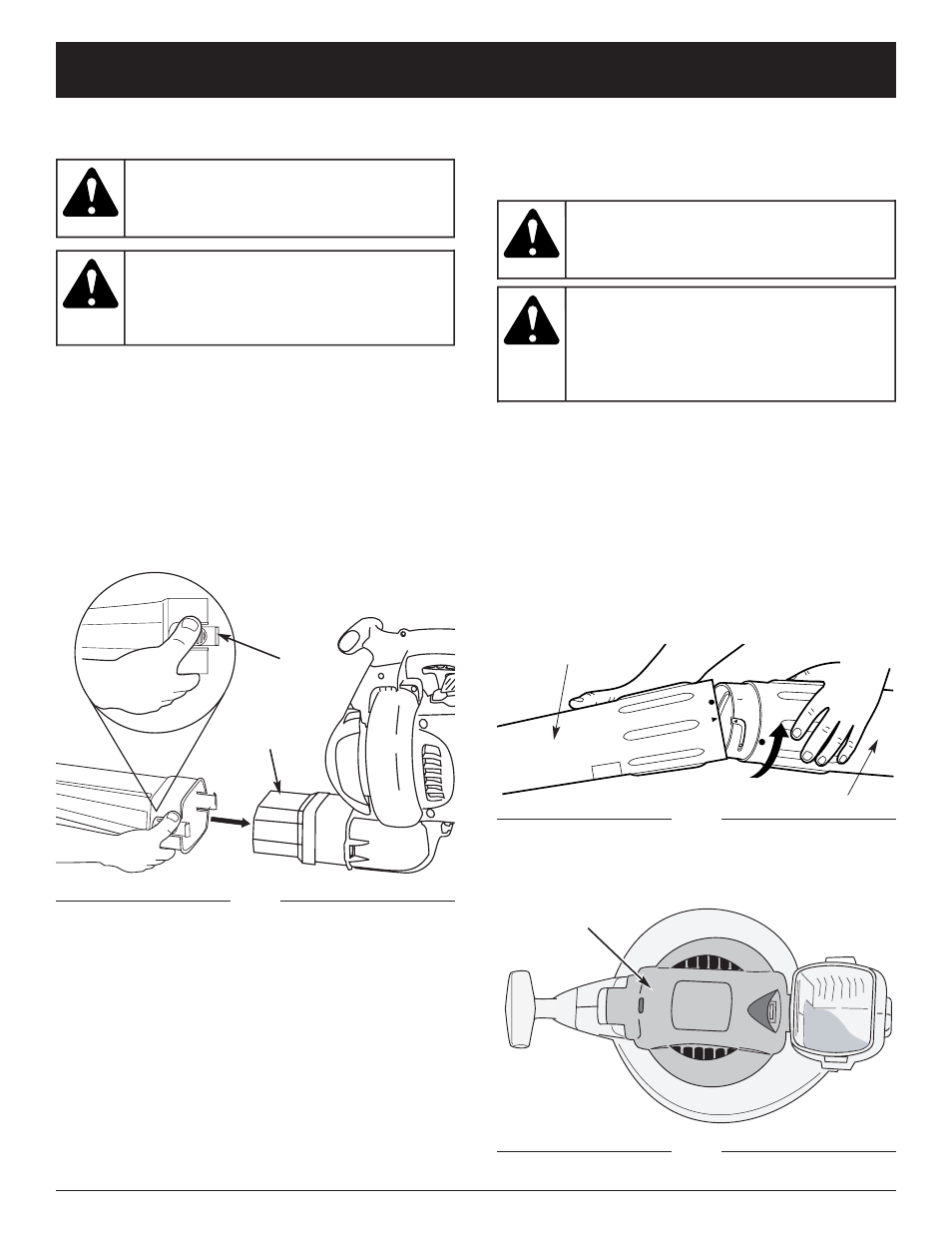 Warning, Assembly instructions | Ryobi 320BVr User Manual | Page 8 / 72