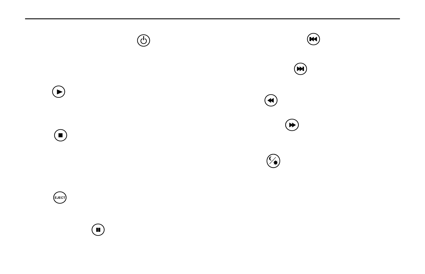 Basic remote control buttons | Rosen Entertainment Systems A10 User Manual | Page 12 / 28