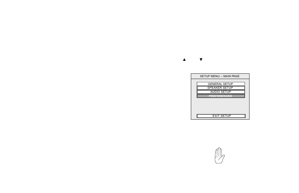 Setup, Typical setup and configuration, Changing settings | Rosen Entertainment Systems Rosen R5505 User Manual | Page 18 / 28