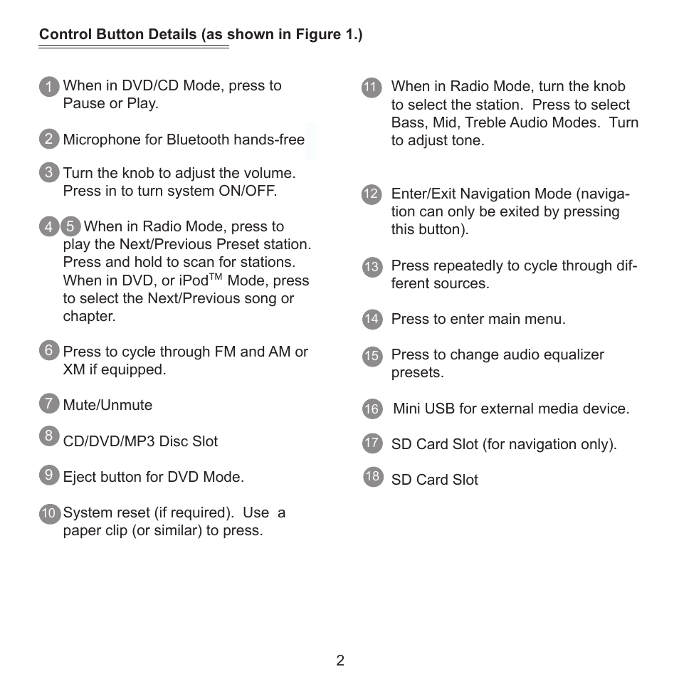 Rosen Entertainment Systems GM SERIES DS-GM0710 User Manual | Page 3 / 16