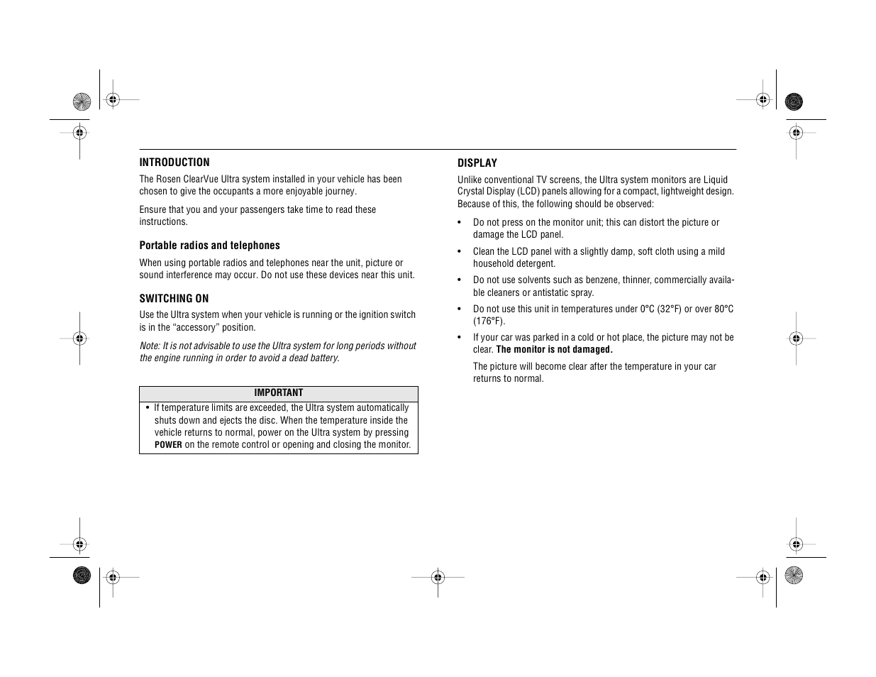 Rosen Entertainment Systems ClearVue Ultra User Manual | Page 7 / 24