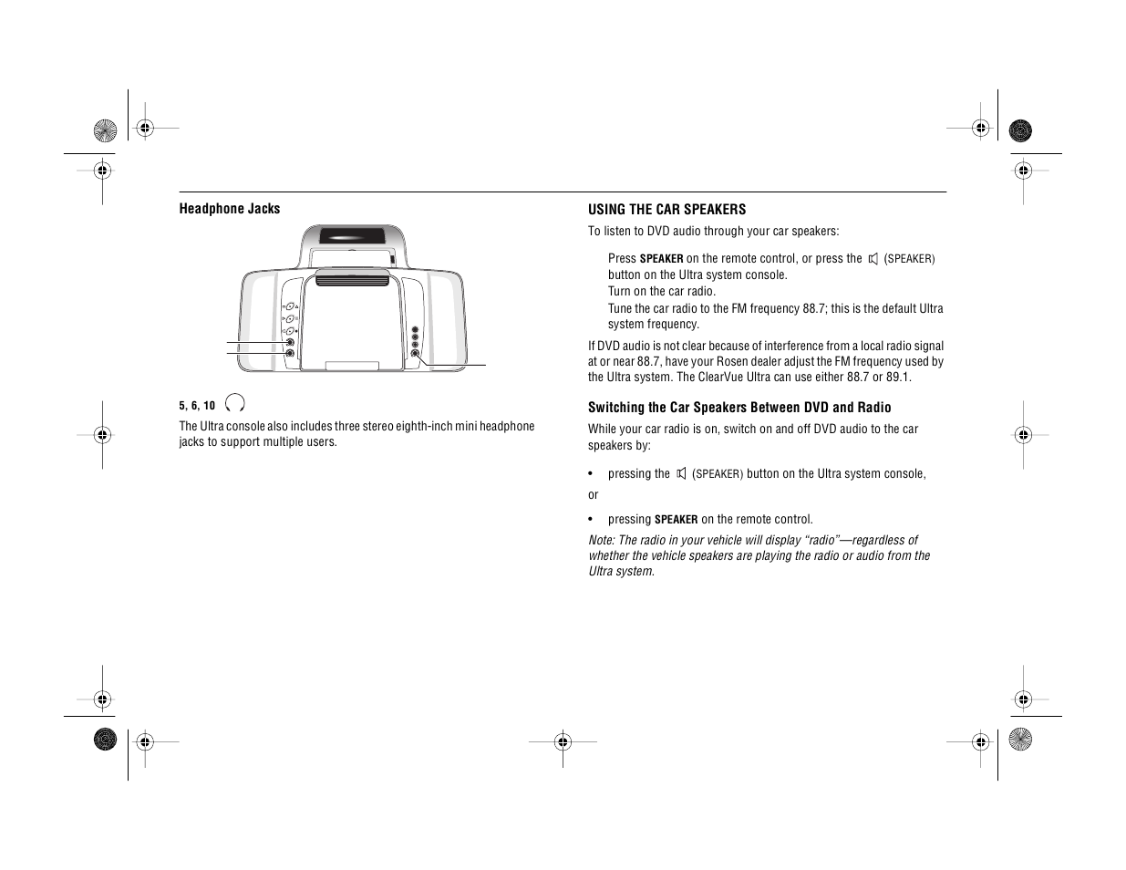 Rosen Entertainment Systems ClearVue Ultra User Manual | Page 9 / 24