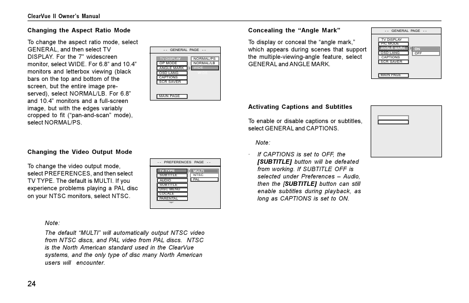 Encounter | Rosen Entertainment Systems Rosen inVUE II User Manual | Page 24 / 28