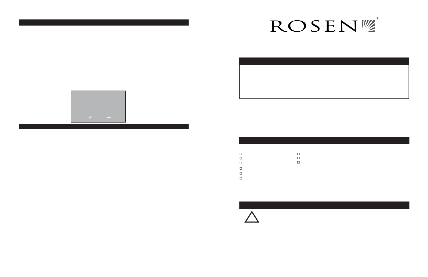 Italian, 6menu setup di installazione | Rosen Entertainment Systems T12 User Manual | Page 13 / 18