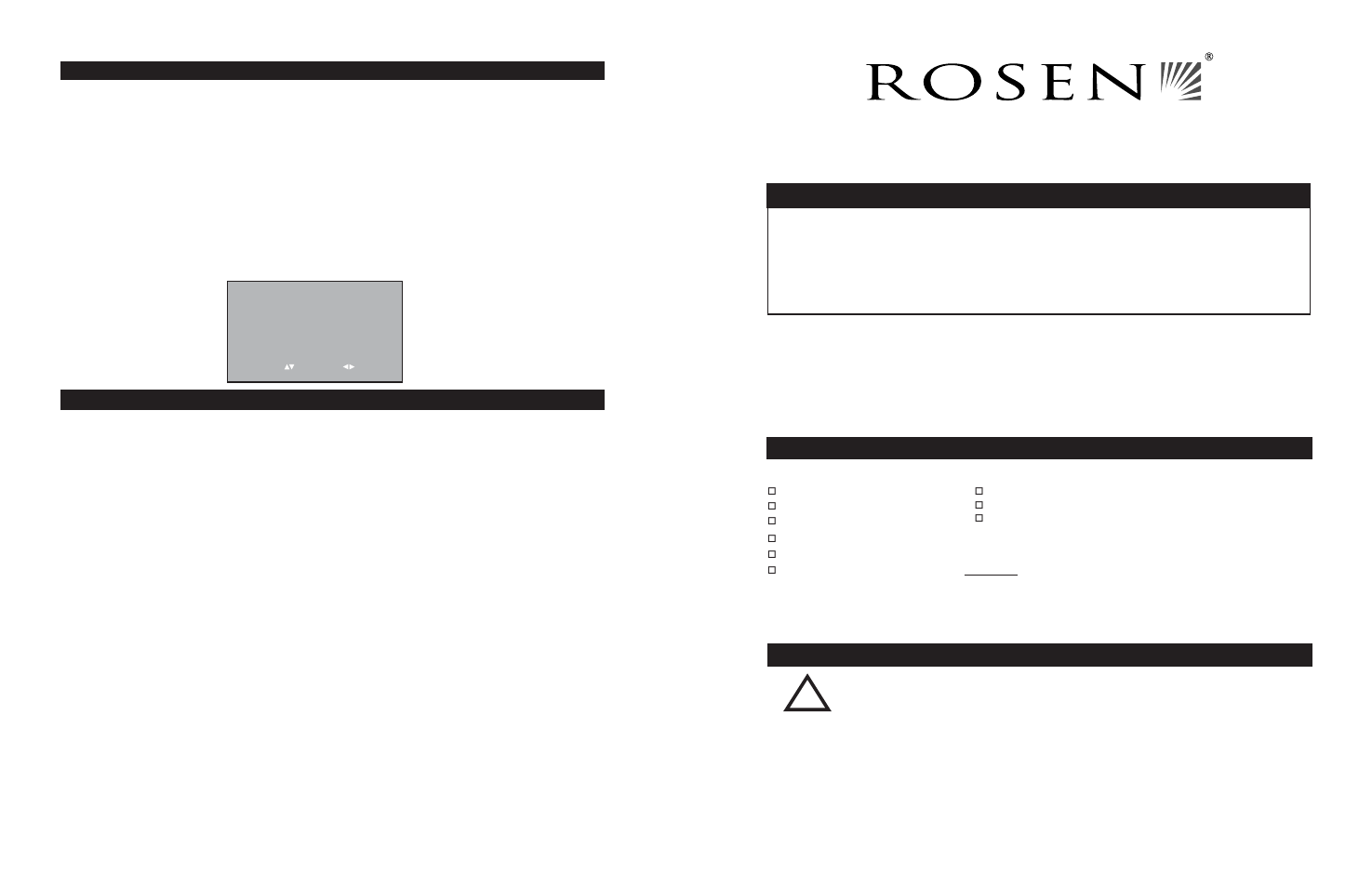 French | Rosen Entertainment Systems T12 User Manual | Page 4 / 18