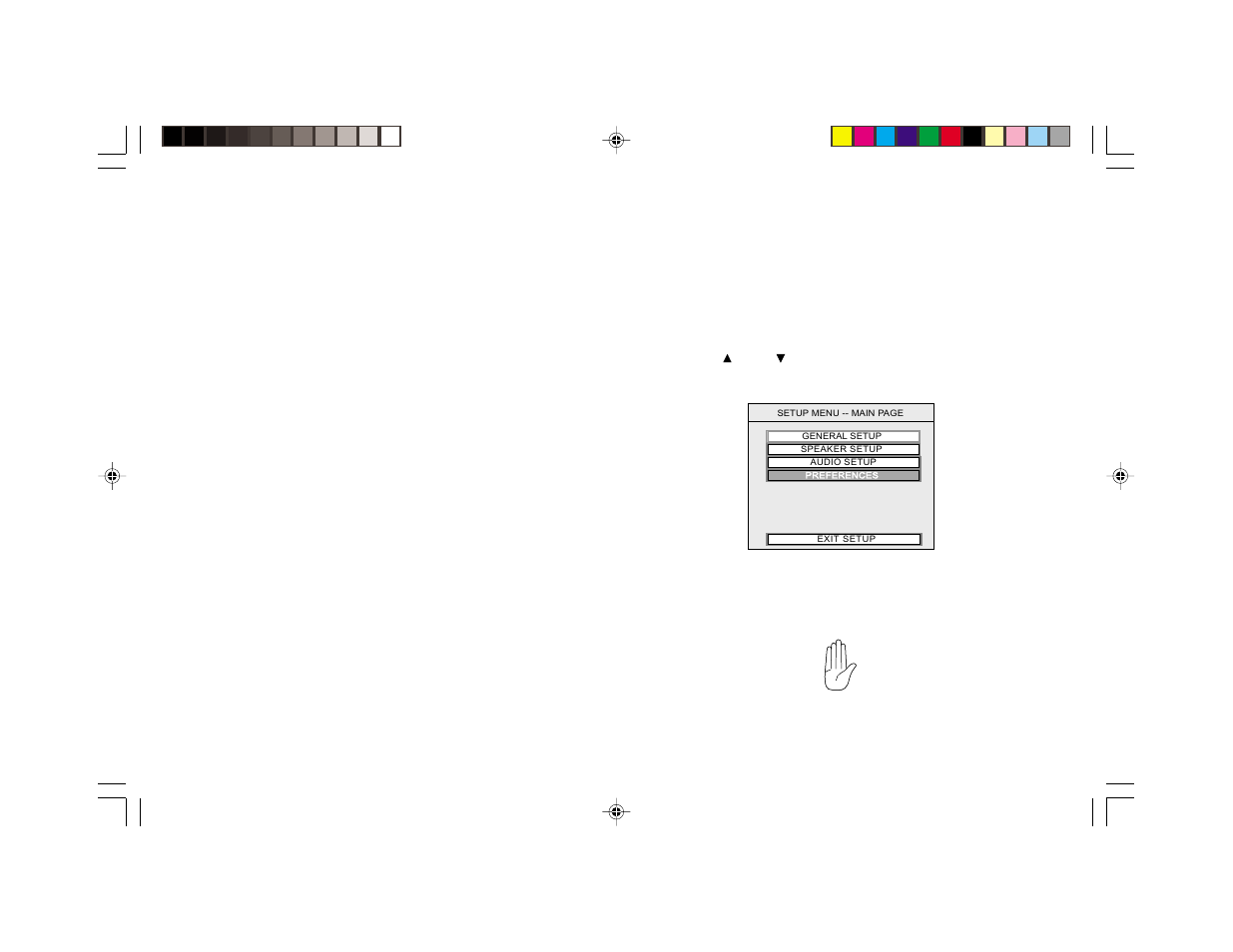 Setup, 410x typical setup and configuration, Changing settings | Rosen Entertainment Systems 410X User Manual | Page 20 / 28