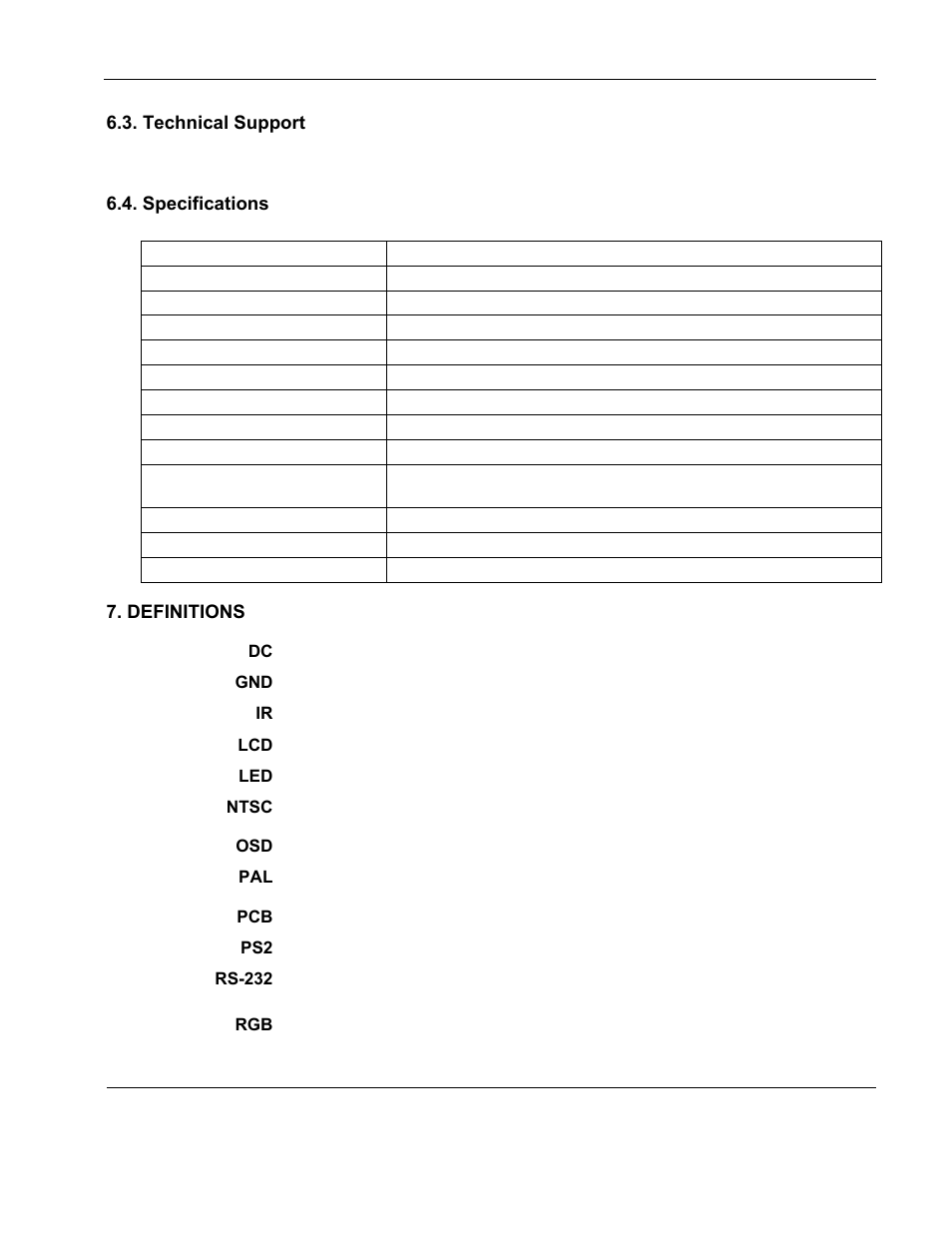 Rosen Entertainment Systems 7002 User Manual | Page 20 / 21