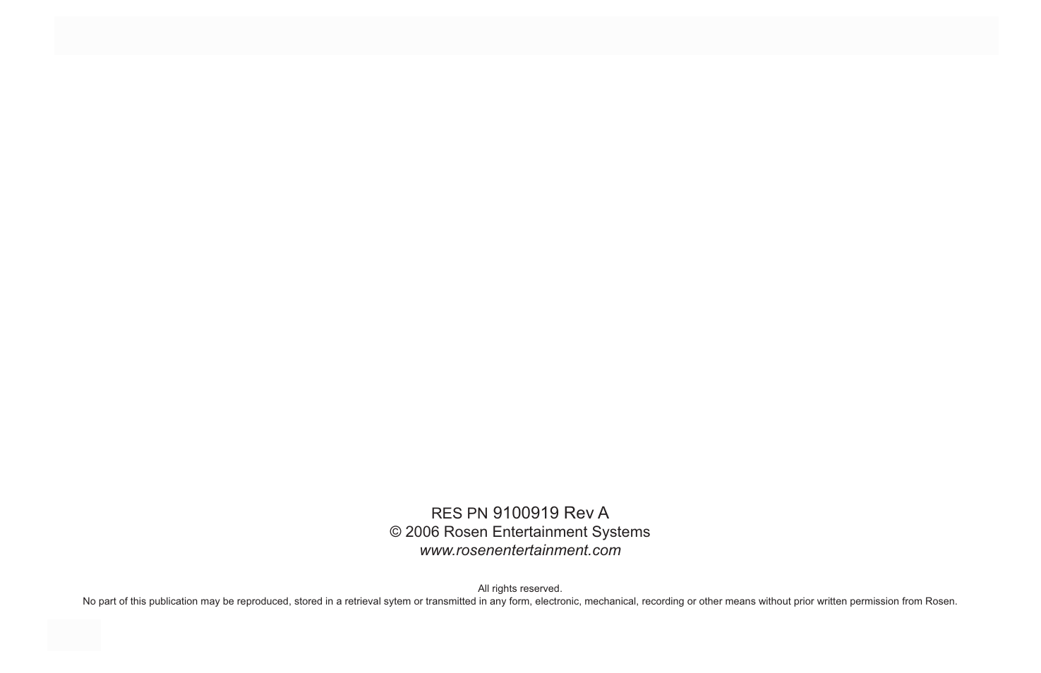 Rosen Entertainment Systems T12 User Manual | Page 26 / 26