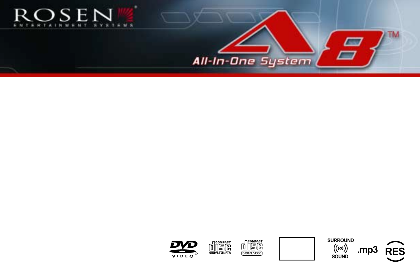 Rosen Entertainment Systems AC3003 User Manual | 28 pages