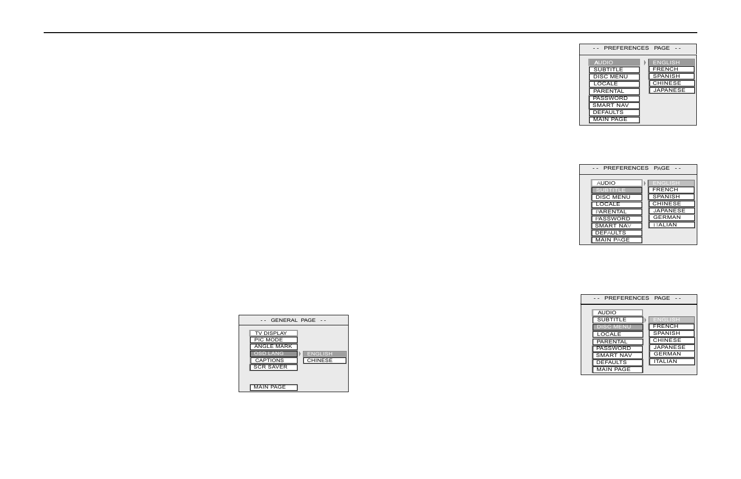 Parental control, Changing language settings, Rosen entertainment systems | Rosen Entertainment Systems AC3003 User Manual | Page 23 / 28