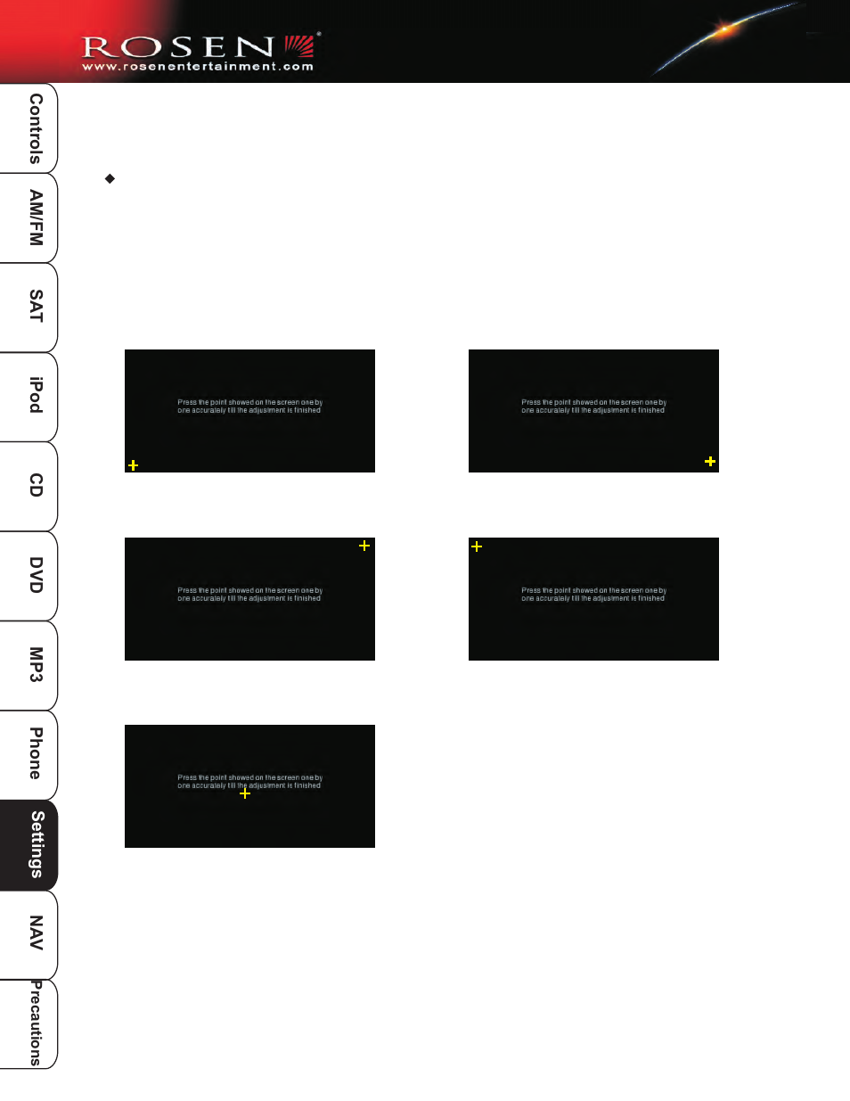 Ts cal | Rosen Entertainment Systems DP-1001 User Manual | Page 31 / 49
