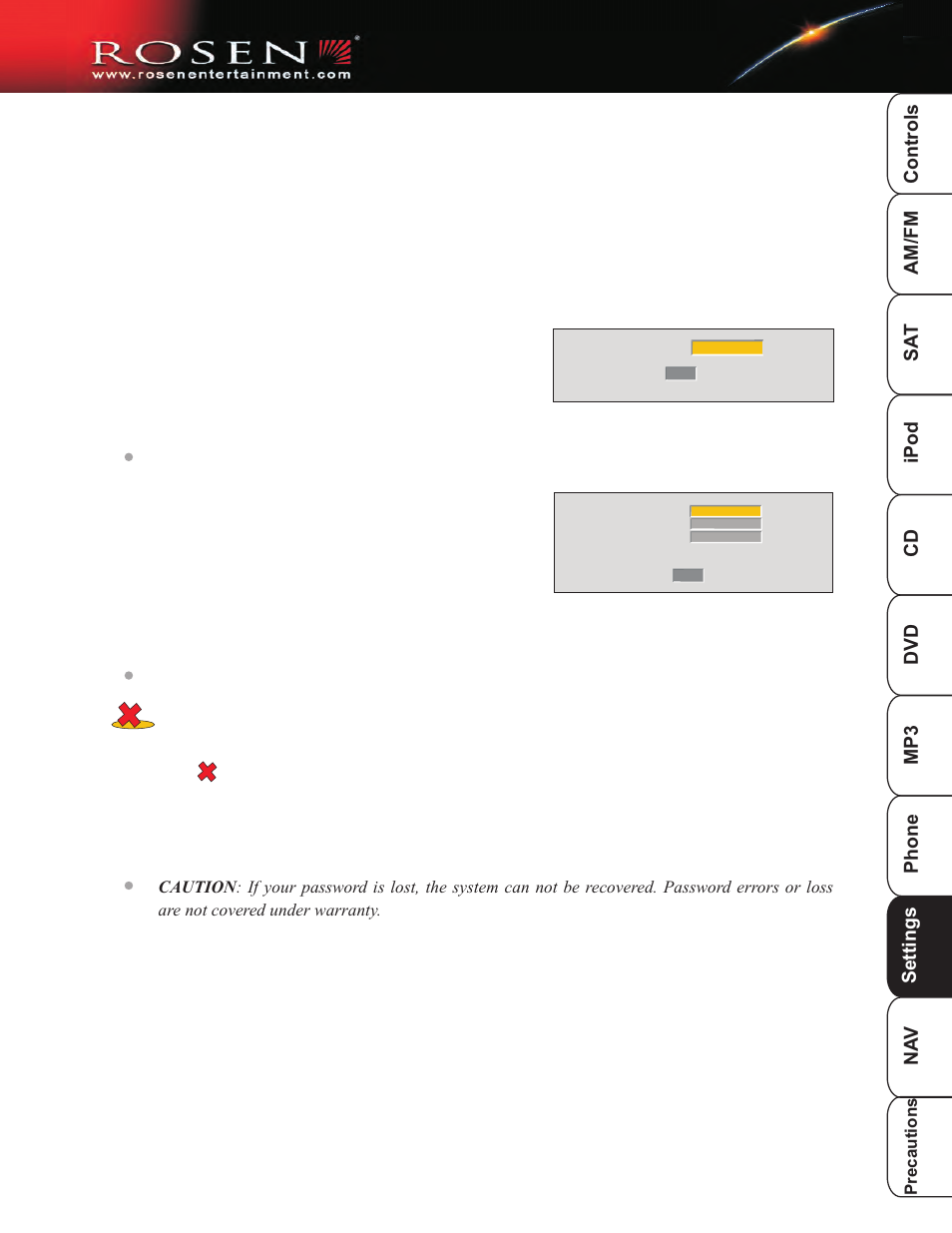 Dvd setup 8 | Rosen Entertainment Systems DP-1001 User Manual | Page 44 / 49
