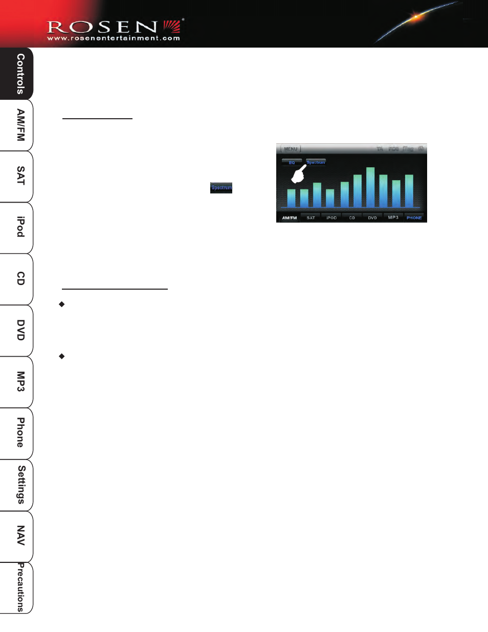 Basic op 2 | Rosen Entertainment Systems DP-1001 User Manual | Page 7 / 49