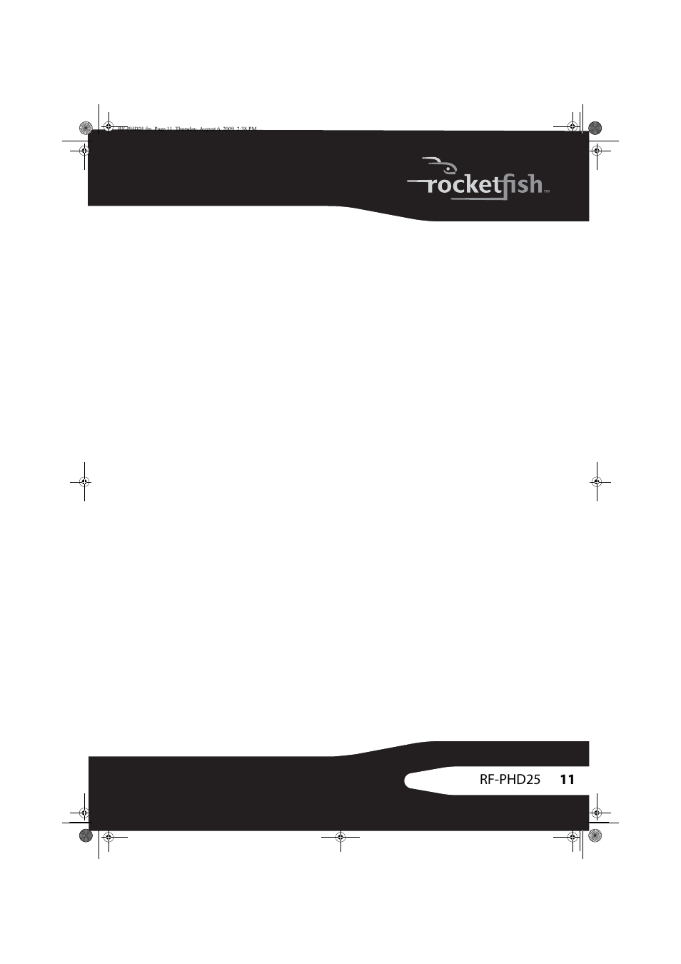 11 rf-phd25 | RocketFish RF-PHD25 User Manual | Page 11 / 12