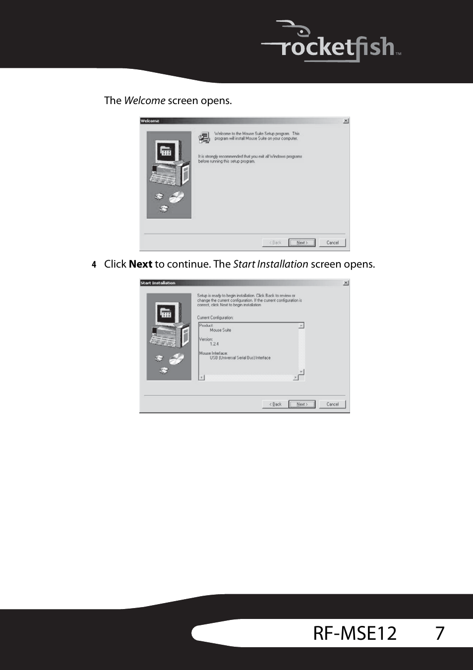 7rf-mse12 | RocketFish RF-MSE12 User Manual | Page 7 / 32