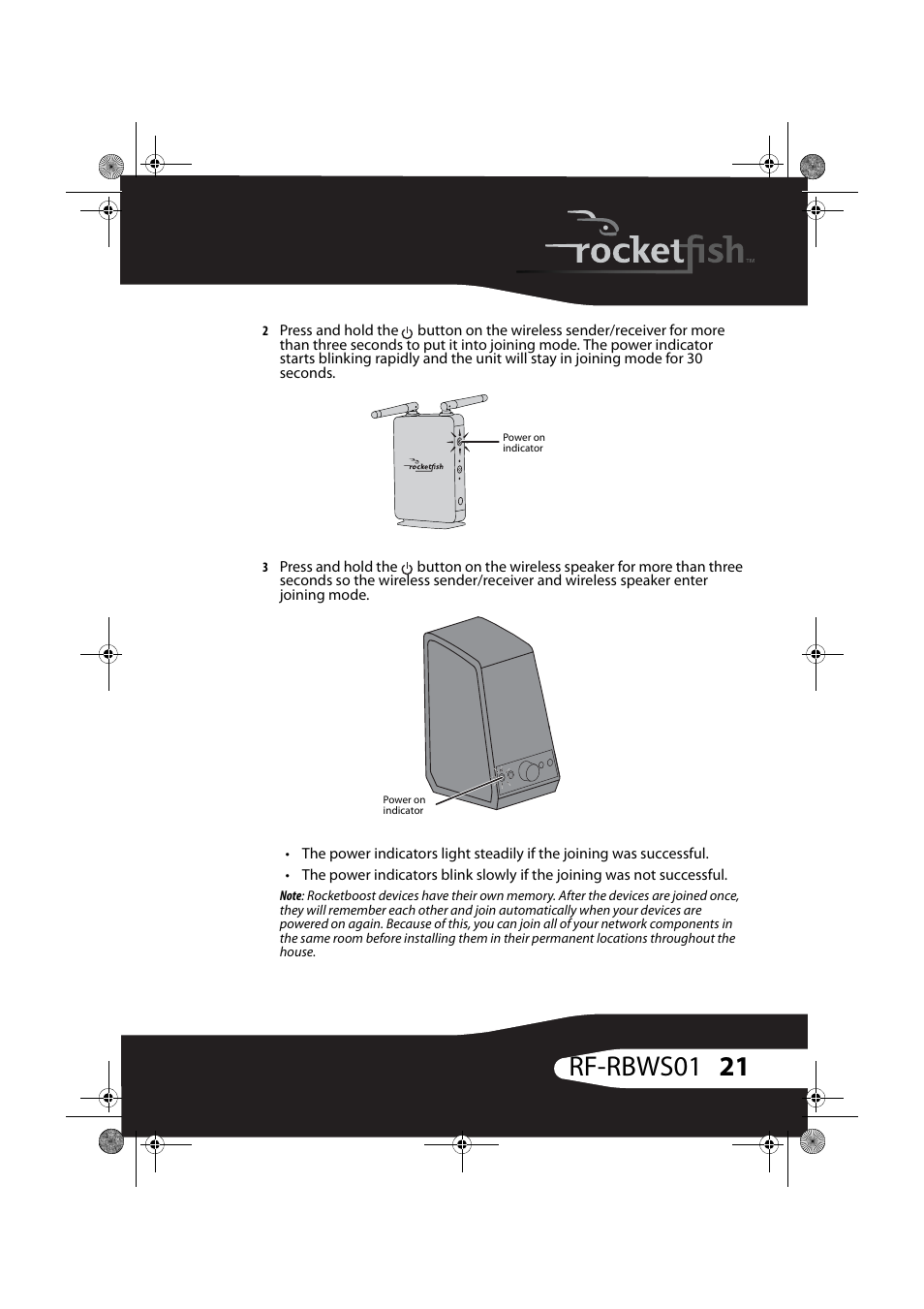 21 rf-rbws01 | RocketFish ROCKETBOOST RF-RBWS01 User Manual | Page 21 / 35