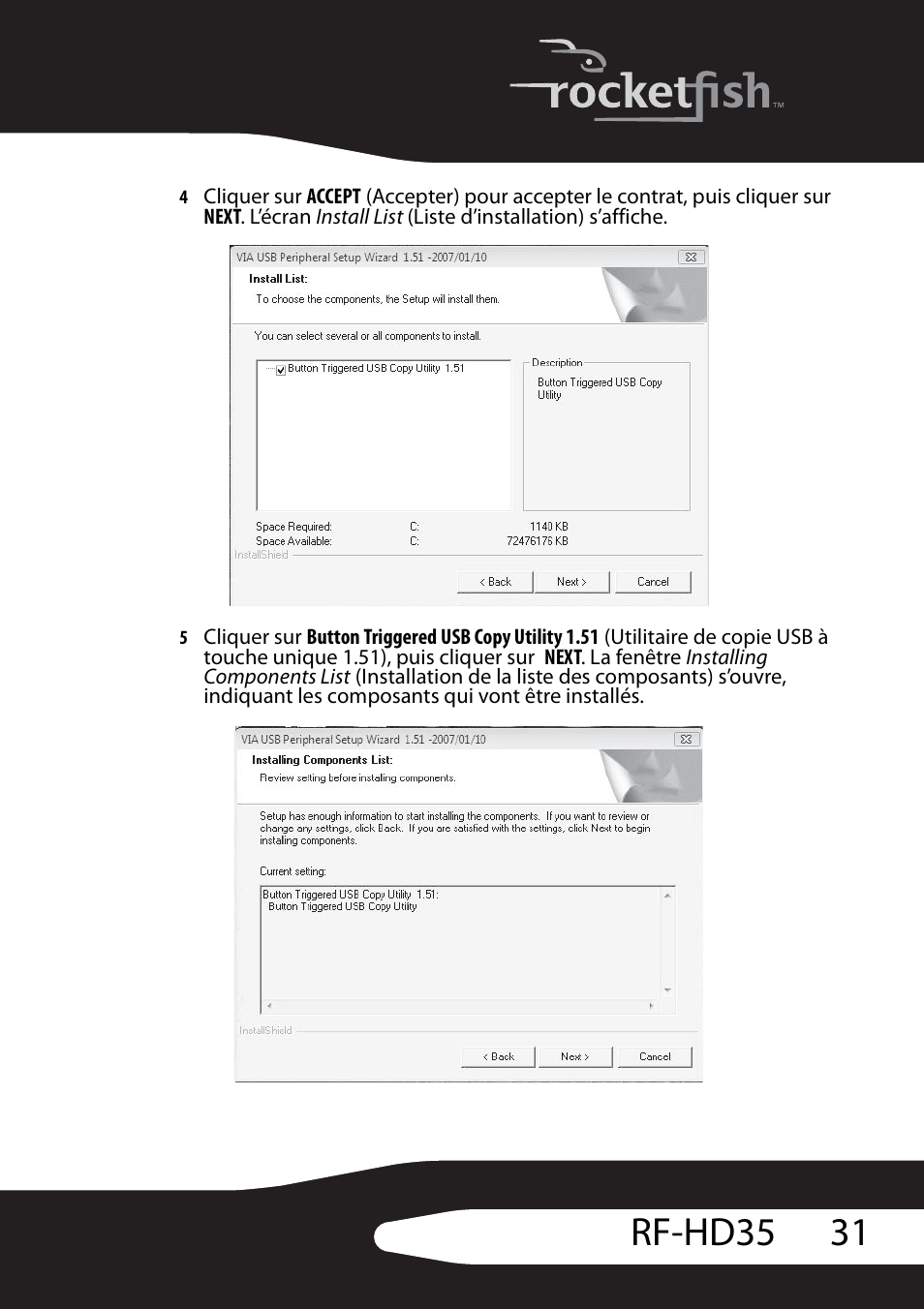 31 rf-hd35 | RocketFish RF-HD35 User Manual | Page 33 / 70