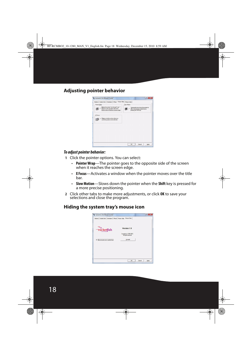 RocketFish RF-RCMBO2 User Manual | Page 18 / 28