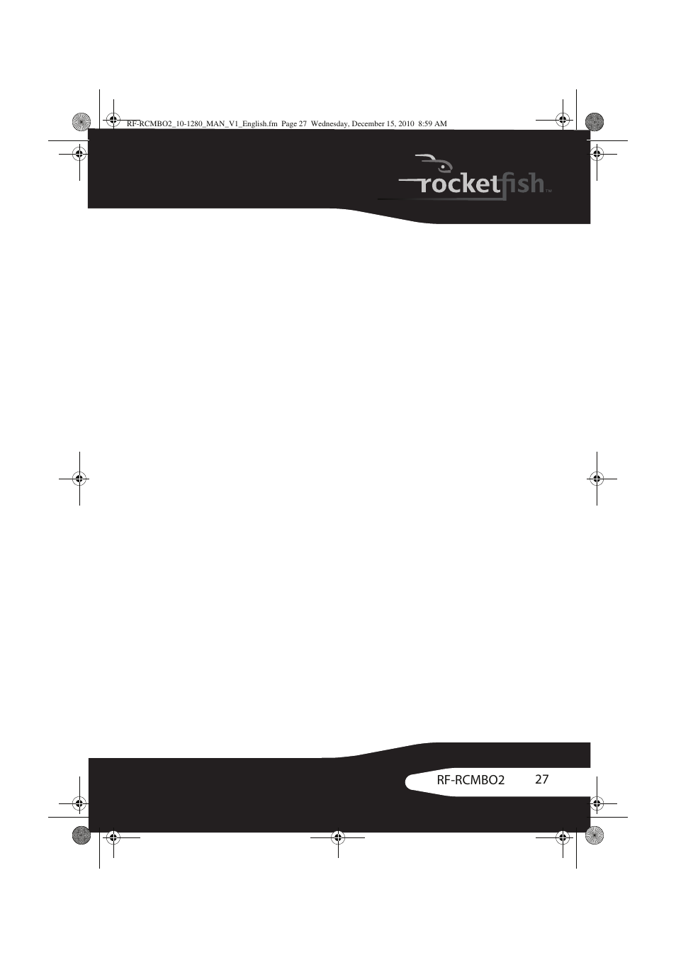 RocketFish RF-RCMBO2 User Manual | Page 27 / 28