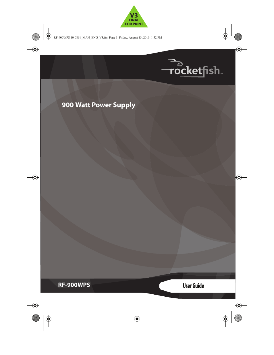 RocketFish RF-900WPS User Manual | 20 pages