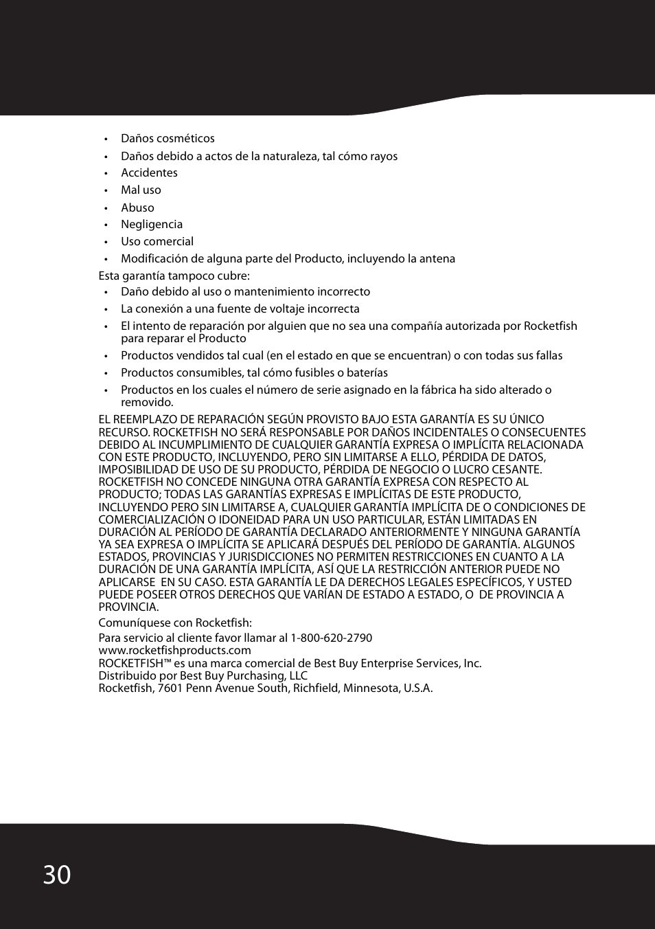 RocketFish RF-3800 User Manual | Page 32 / 34