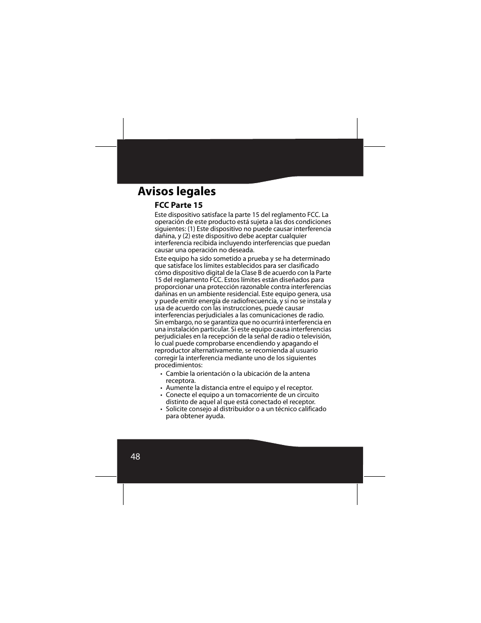 Avisos legales | RocketFish RF-AFMSE User Manual | Page 48 / 56