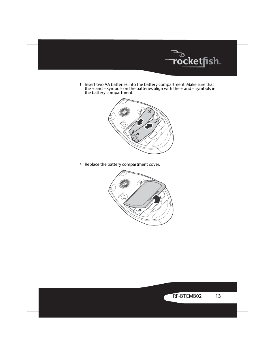 RocketFish RF-BTCMB02 User Manual | Page 13 / 35