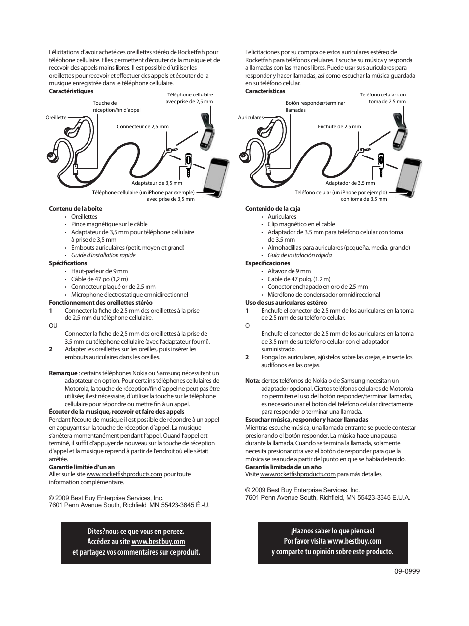 RocketFish Sport RF-CNA2 User Manual | Page 2 / 2