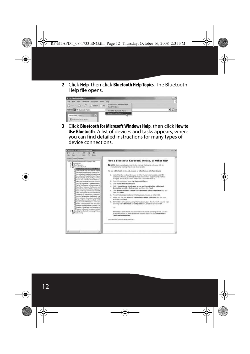 RocketFish RF-BTAPDT User Manual | Page 12 / 16